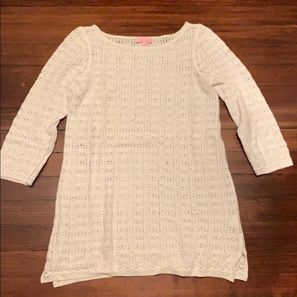 Lily Pulitzer knit/crochet dress.